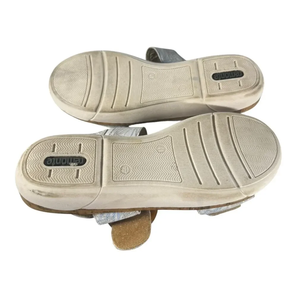 Remonte R6853-92 Touch Rip Tape Fasten Sandals Blue White Womens US 10-10.5 - Picture 9 of 9